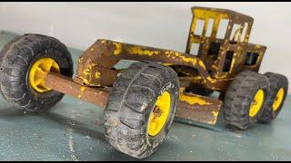 TONKA  Road Grader Toy Restoration