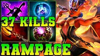 Rampage + 37 Kills QOP Dota 2 Mid Lane  - Best Queen Of Pain Dota 2 Pro Gameplay Guide Build 7.37