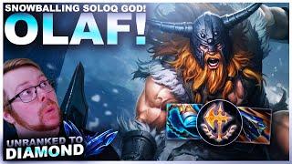 OLAF IS STILL A SNOWBALLING SOLOQ GOD! | League of Legends