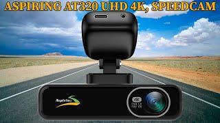 Відеореєстратор Aspiring AT320 UHD 4K, Speedcam, WiFi, GPS - тест Відео