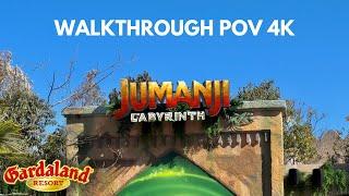 JUMANJI The Labyrinth FULL EXPERIENCE POV 4K NEW 2023 @gardaland