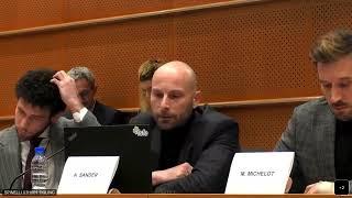 Alexander Sander, FSFE Senior Policy Consultant, participates at the Cyber Resilience Act Hearing