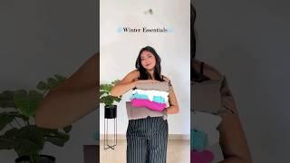 Winter Essentials For Women | Layering Guide ft. Winter Collection | Fall Fits | Myntra #shorts