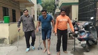 Subodhji walk again in life, foot drop information & Rajeev Singhji nicely explained regarding SCI.