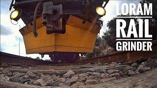 KCSM Morelia Conocimos el LORAM RAIL GRINDER (Esmerilador de rieles) Under train view