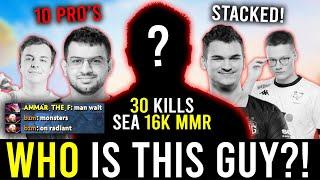 16K MMR from SEA owned EU ALLSTAR with 30 KILLS! - "10 PRO's STACKED!"