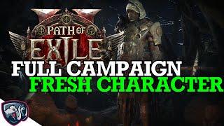 Building your First Character in Path of Exile 2 - Full Campaign Playthrough