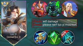 GLOBAL LUO YI PERFECT GAMEPLAY VS META HEROES | LUO YI BEST BUILD & EMBLEM 2024 | MLBB