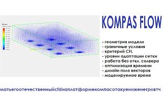 Kompas_flow: граничные условия, время, CFL, адаптация сетки