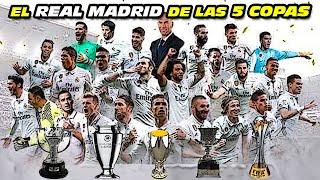 El REAL MADRID de las 5 COPAS 