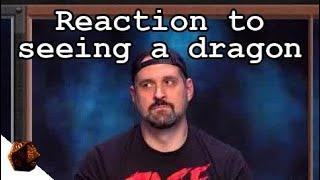 Reaction to seeing a dragon | Critical Role