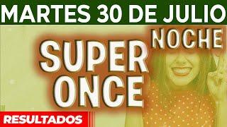 Resultado del sorteo Super Once 17PM, 21PM del Martes 30 de Julio del 2024