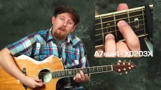 Learn Ed Sheeran I See Fire acoustic guitar song lesson chords strums rhythms from The Hobbit