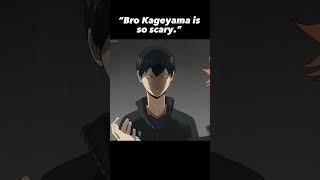 How can you be scared of this guy #kageyama #haikyu #haikyuu #anime