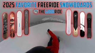 2025 Favorite Freeride Snowboards - An Honest List Of The Best Boards After Extensive Testing