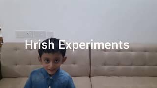 Hrish Experiments - Jumping Raisins | Dancing raisins science experiment