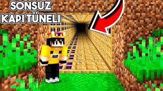 Minecraft'ta SONSUZ KAPI TÜNELİ İLE SALAK KARDEŞİMİ TROLLEDİM!!