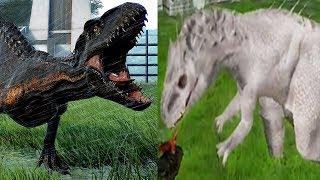 INDOMINUS REX Vs INDORAPTOR,TYRANNOSAURUS REX,SPINOSAURUS - Jurassic Park: Operation Genesis