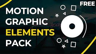 *Free* Motion Graphic Elements Pack 2021 -After Effects, Kinemaster, Premiere Pro, Mobile, Blender