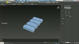 3ds Max Group / Ungroup / Open / Close / Detach / Attach