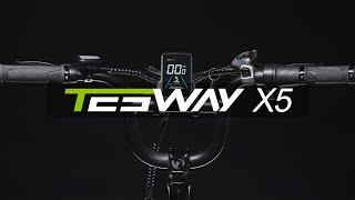 Tesway X5 | 130 km Dual Suspension All-Terrain E-bike