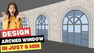 Master Arched Windows in SketchUp with This ONE Simple Hack!