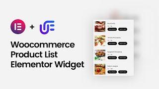 Woocommerce Product List Widget for Elementor