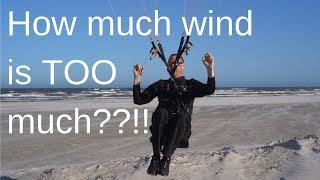 How Much Wind Is TOO Much For Paragliding Or Paramotoring?? 5XS Dominator!!!