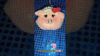 monedero de Cerdita  #loveamigurumi #crochet #comparte #suscribete_a_este_canal #dalemegusta