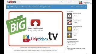 FTP to Youtube Large videos easy