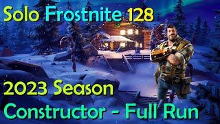 Solo Frostnite 128 as Constructor ️ - 2023 Season Full Run - Fortnite StW