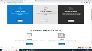 How to download Microsoft SQL Server 2022 Express Edition installation setup file