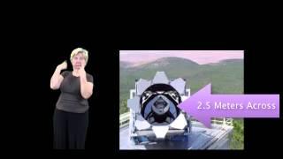 Introduction to the Sloan Digital Sky Survey in American Sign Language