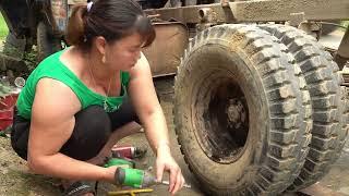 TIMELAPSE VIDEO: REPAIR RESTORATION DAMAGED CAR. MECHANIC. REPAIR RESTORATION \ Blacksmith Girl