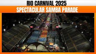 LIVE: Samba Schools Shine at Rio’s Carnival Parade | Dazzling Performances | News9