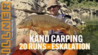 CANOE CARPING - 20 runs and drowned!