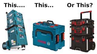 Bosch, Makita or Milwaukee tool storage, what do you think is best?