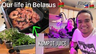 Update sa aming tanim ni misis | panahon dito sa Belarus | Homemade Kompot juice