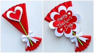 DIY Happy Teacher's day card ideas easy 2024 / Teacher's day card making ideas / Teacher's day gift