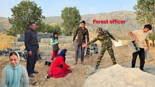 The destruction of Zahra's hut by the forest officer; Zahra's relocation and a difficult challenge