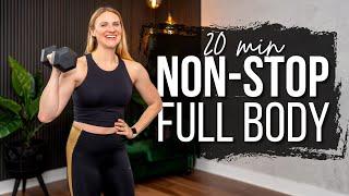 20 min. NON STOP Full Body Strength Training