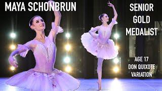 YAGP 2022 Finals Gold Medalist and Prix De Lausanne Prize Winner Maya Schonbrun - Don Quixote