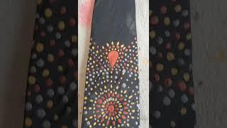 painted silk tie #silk #silkpainting  #dots #shiny #handpainted