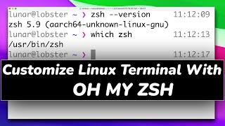 How To Customize Linux Terminal With OH MY ZSH (2023) || OH MY ZSH Tutorial