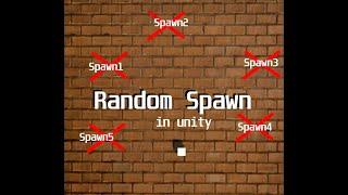 Unity-Spawn Object At Random Position