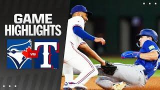 Blue Jays vs. Rangers Game Highlights (9/19/24) | MLB Highlights