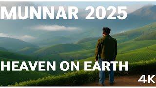 Munnar Kerala 4K Cinematic Travel Video | Hidden Paradise of India | Nature Vlog 2025