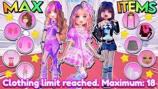 I HAVE To ONLY Wear MAX Items AGAIN For EVERY OUTFIT & THEME In Dress To Impress! | ROBLOX Challenge