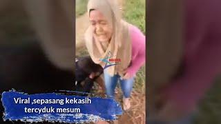 Terciduk sepasang kekasih wikwik di kebun
