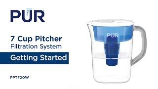 PUR Pitcher Filtration System PPT700W - Getting Started